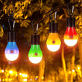Doukey Portable LED Camping Lantern 4 Pack Emergency Light for Hiking by Deal US