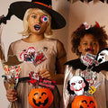 Happy Halloween Photo Booth Props Boo Bat Hat Party Favors Pack of 14 by Deal US