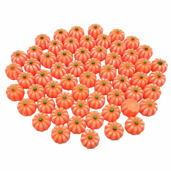 M2cbridge Halloween Resin Candy Corn Mini Ghost Pumpkin Charms 3D 60pcs by Deal US