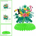 Didazay 9 Pcs Luau Hawaiian Honeycomb Table Centerpieces Tropical Party by Deal US