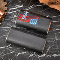 WANTHER Leather Cigar Case Travel Humidor Kit Cedar-Lined Accessories by Deal US