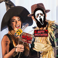 Happy Halloween Photo Booth Props Boo Bat Hat Party Favors Pack of 14 by Deal US