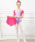 Idgreatim Girls Dance Leotard Butterflies Ballet Outfit with Skirt Size 8-9 by Deal US