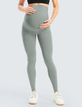 BONVIGOR Women's Maternity Leggings Over Belly Bump Full Length Yoga Pants - L by Deal US