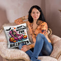 Nogrit Halloween Pumpkin Skeleton Pillow Covers 18x18 Orange 2 Pack by Deal US