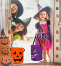 hsmyank Halloween Reusable Trick or Treat Tote Bags 6PCS Multicolor Drawstring by Deal US