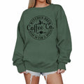 IZYJOY Witches Brew Coffee Oversized Sweatshirt Women Green Size Small by Deal US