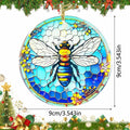 Bee Christmas Ornaments 2024 Acrylic Hanging Decor Indoor Outdoor by Deal US