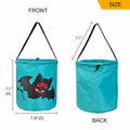 hsmyank Halloween Reusable Trick or Treat Tote Bags 6PCS Multicolor Drawstring by Deal US