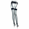 Jetsan Sheer Thigh High Stockings White One Size Fits 5' to 6' by Deal US