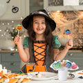BestBy08/26 Halloween Pumpkin Lollipop Candy Individually Wrapped 12 Pack by Deal US