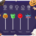 BestBy08/26 Halloween Pumpkin Lollipop Candy Individually Wrapped 12 Pack by Deal US