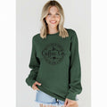 IZYJOY Witches Brew Coffee Oversized Sweatshirt Women Green Size Small by Deal US