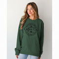 IZYJOY Witches Brew Coffee Oversized Sweatshirt Women Green Size Small by Deal US