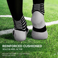 IRAMY Compressive Soccer Socks Youth Ankle Support Coolmax Wicking 2 Pack - M by Deal US