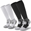 IRAMY Compressive Soccer Socks Youth Ankle Support Coolmax Wicking 2 Pack - M