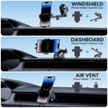 BIVGAZA Military-Grade Car Phone Holder Universal Thick Case Friendly Black by Deal US