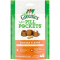 BestBy07/25 Greenies Feline Pill Pockets Cat Treats Chicken Flavor 1.6oz 45ct by Deal US