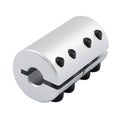 TA-VIGOR 8mm to 8mm Shaft Coupling D25xL40mm Aluminum Alloy Rigid Coupler by Deal US