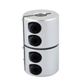 TA-VIGOR 8mm to 8mm Shaft Coupling D25xL40mm Aluminum Alloy Rigid Coupler by Deal US
