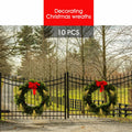 28in 10PCS Artificial Glitter Stem Christmas Ornaments DIY Decor by Deal US