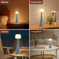 Modern Table Lamp Cordless 4-Way Dimming Touch 4000mAh Battery Mint Green by Deal US