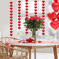 60Pcs Hanging Hearts Red Garland Valentines Day Decoration String by Deal US