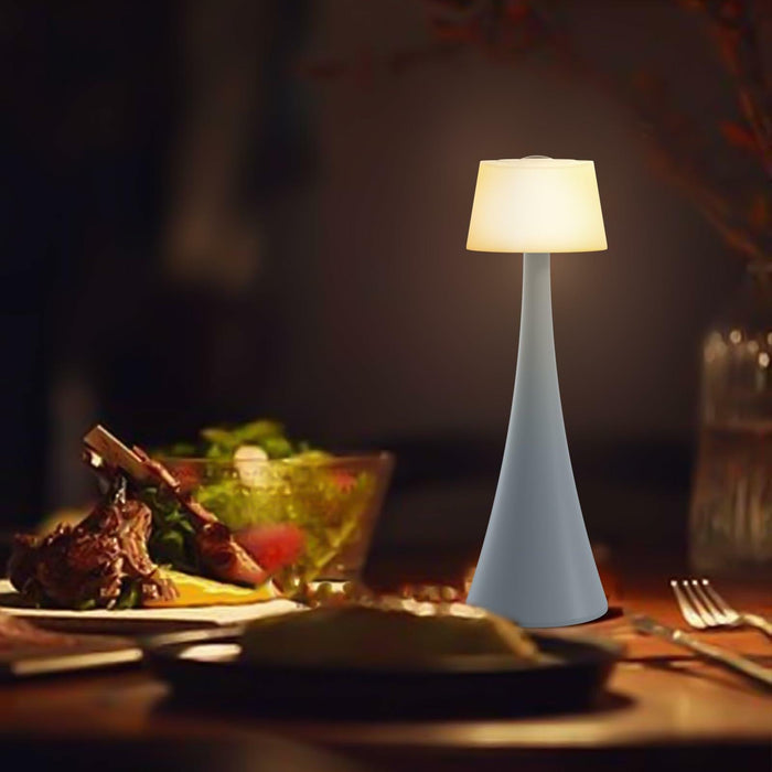 Modern Table Lamp Cordless 4-Way Dimming Touch 4000mAh Battery Mint Green by Deal US