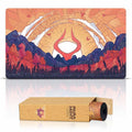 Paramint Plains Mana Scenery Stained Glass Stitched MTG Playmat TCG Mat by Deal US