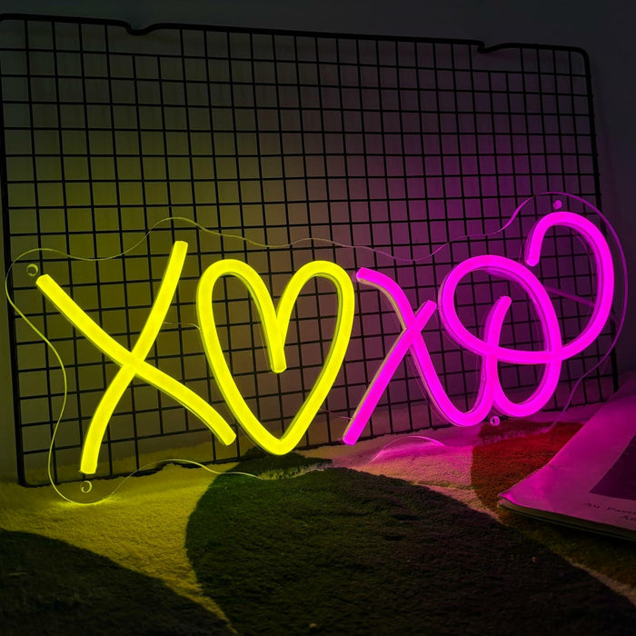 Heart Neon Signs I LOVE YOU Pink LED Light Wall Decor Wedding Party Gift by Deal US