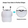 Yuoyar Car Hat Organizer Rack for Baseball Caps Truck SUV Hat Holder by Deal US
