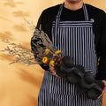 Ceramic Flower Vase 9-Inch Black Modern Farmhouse Decor Small by Deal US