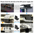 SYBECHATF RTX 4090 16Pin to 4x8Pin PCI-E 5.0 Sleeved Cable 14in Black by Deal US