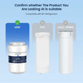 GLACIER FRESH MWF Refrigerator Water Filter SmartWater 1 Pack by Deal US