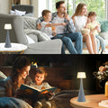 Modern Table Lamp Cordless 4-Way Dimming Touch 4000mAh Battery Mint Green by Deal US