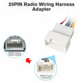 Zenoruslky 20Pin Radio Wire Harness Stereo Connector for Mitsubishi Cars by Deal US