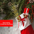 28in 10PCS Artificial Glitter Stem Christmas Ornaments DIY Decor by Deal US