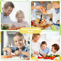 Suhctuptx Kids Nylon Kitchen Knife Set Toddler Safe Cooking Tools 4 Pcs by Deal US