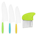 Suhctuptx Kids Nylon Kitchen Knife Set Toddler Safe Cooking Tools 4 Pcs by Deal US