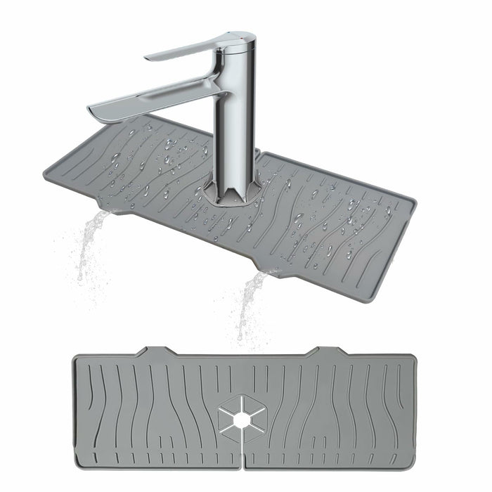 Kitchen Sink Splash Guard Silicone Faucet Mat Drip Catcher Multipurpose by Deal US