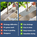 Kitchen Sink Splash Guard Silicone Faucet Mat Drip Catcher Multipurpose by Deal US