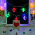 Heart Photo Clips String Light 10Ft Battery Fairy Lights Colorful Decor by Deal US