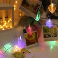 Heart Photo Clips String Light 10Ft Battery Fairy Lights Colorful Decor by Deal US