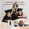 Crystal Graduate Figurine Plaque 4x6 Inspirational Graduation Gift 2025 by Deal US