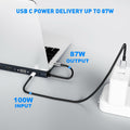 BOVONO USB C Docking Station 12-in-1 Dual 4K HDMI 87W PD USB for Laptop by Deal US