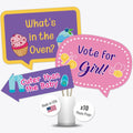 Baby Gender Reveal Photo Booth Props Neutral Boy or Girl Party 10pcs by Deal US