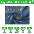 BOTB Eid Al-Fitr Ramadan Tablecloth Green Castle Lantern 60x84 Inch by Deal US