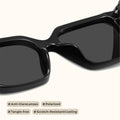 miyya Cat Eye Polarized Sunglasses Women UV Protection Black by Deal US