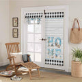 BEMIGO Door Curtains Fall Wreath Privacy Tie Up Shades 26x70 inch by Deal US