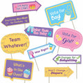 Baby Gender Reveal Photo Booth Props Neutral Boy or Girl Party 10pcs by Deal US